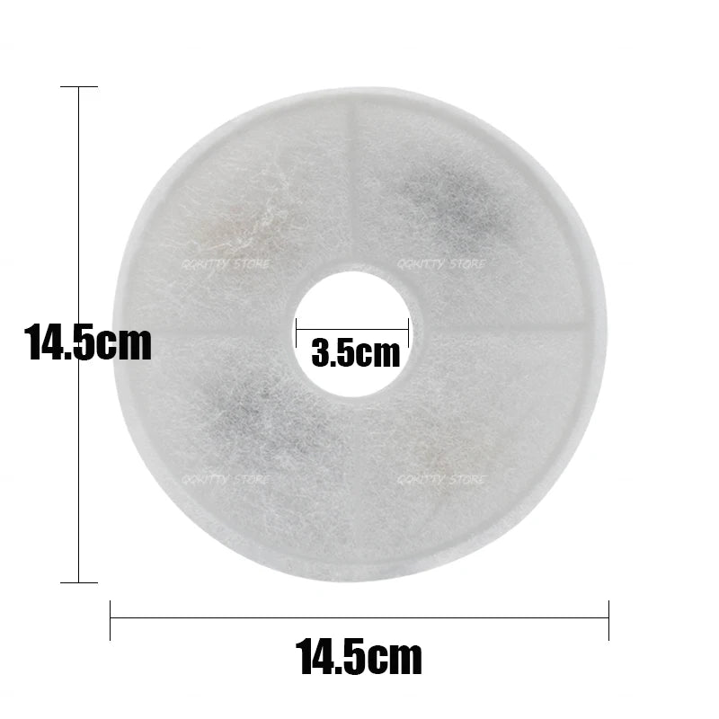 6/8PCS Activated Carbon Filter For Catit Automatic 15cm Pet Drinking Fountain Filter Kitten Water Drinking Fountain Pet Filter