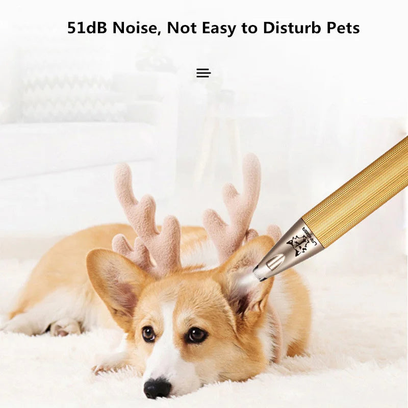 Aluminum Alloy Clipper Rechargeable Pet Foot Hair Trimmer For Dog/Cats Grooming and Care Electric Hair Cutting Machine 2 Colors