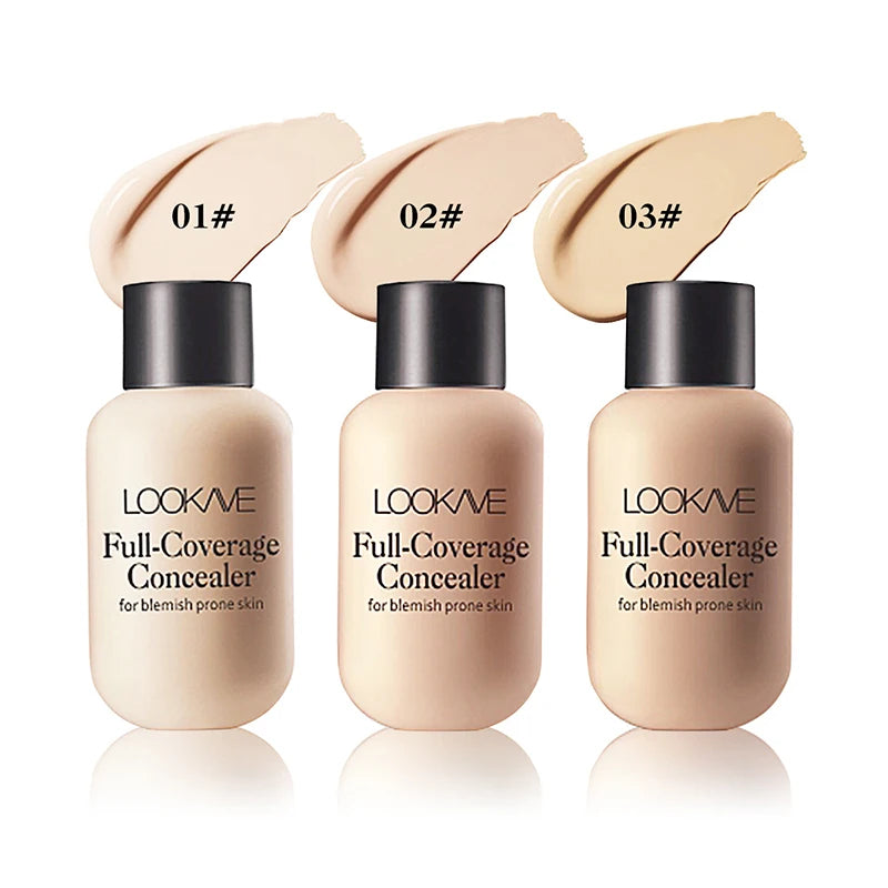 Not Easy Smudged Foundation Cream Multiple Colors Waterproof Covering Concealer Long Lasting Liquid Shadows Korean Cosmetics
