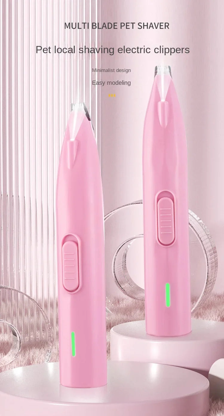 Dog Hair Trimmer Electric Dog Cutter Professional Pet Foot Hair Trimmer Cat Grooming Hairdresser Scissors Butt Ear Pedicator