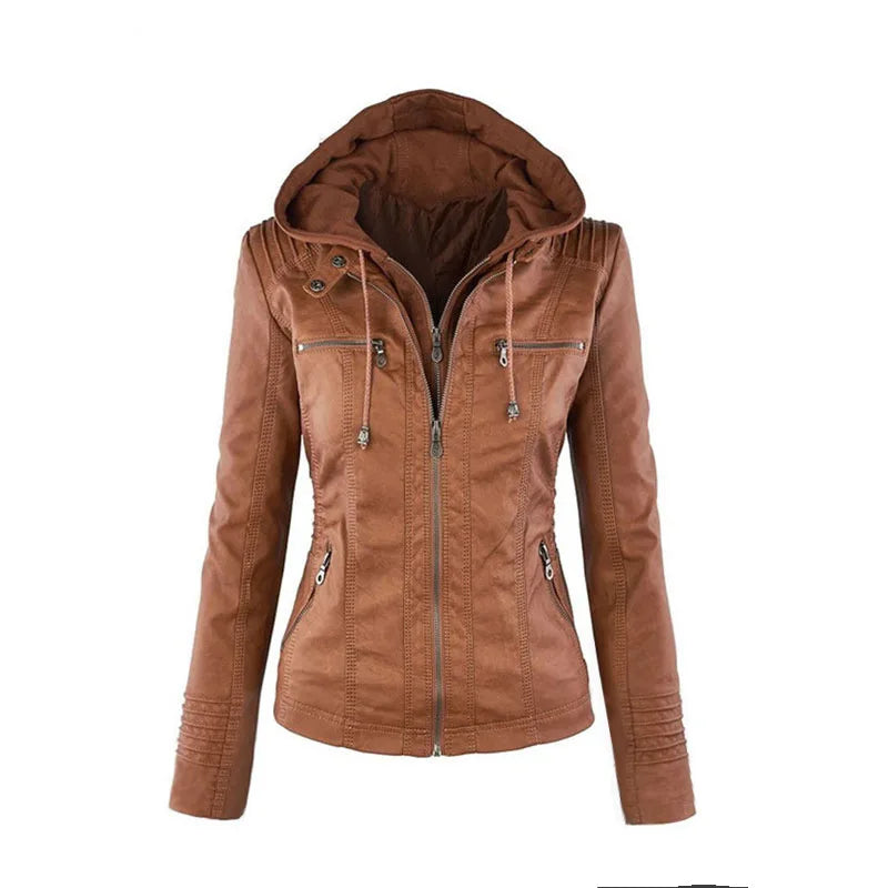 Women's Faux Leather Jacket