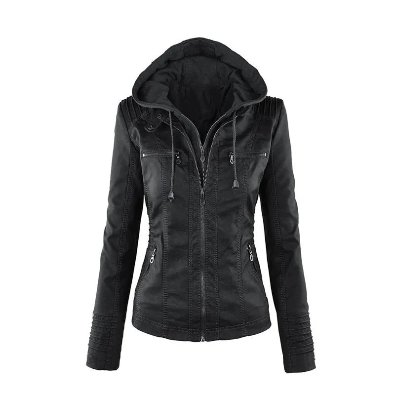 Women's Faux Leather Jacket