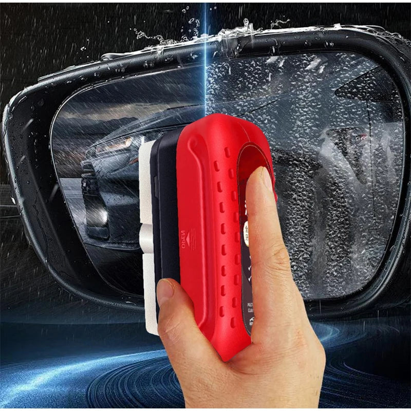Car Window Glass Oil Brush Film Clean Brush Strong Stain-Removing Glass Wipe Front Window Rearview Mirror Brush Household Clean