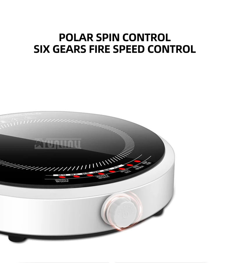 Kitchen Smart Cooktop Portable Induction Cooker Household 2200W Inductions Kochplatte High Power Fogao