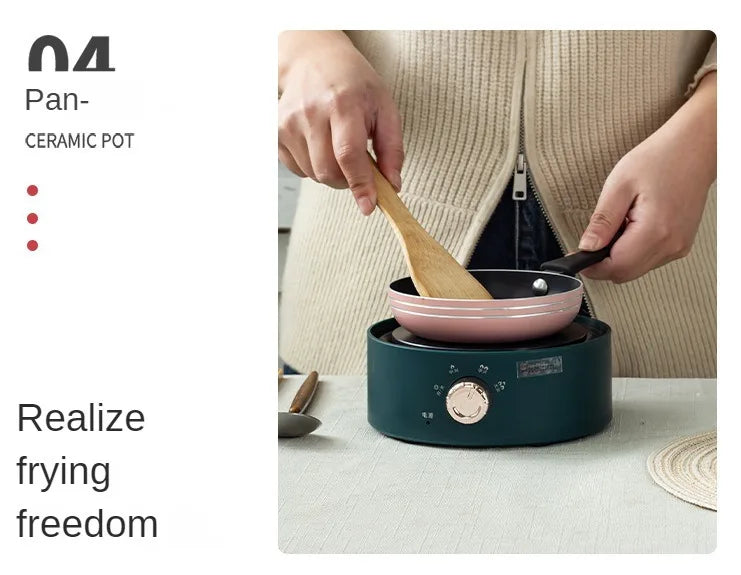 Round Electric Magnetic Induction Cooker Burner Commercial Hot Pot Heating Stove Plate Heater Furnace Stove for Cooking