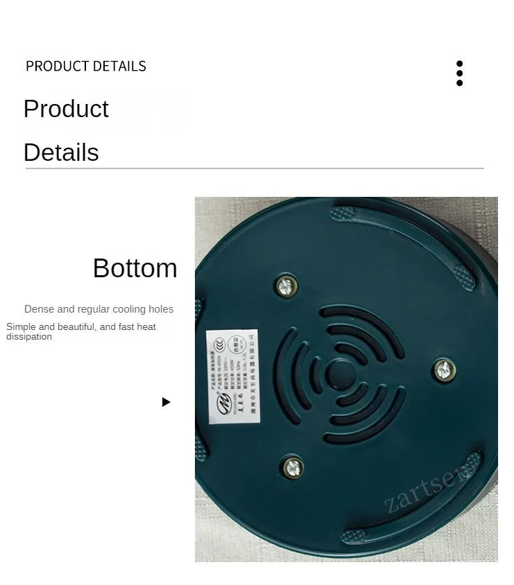 Round Electric Magnetic Induction Cooker Burner Commercial Hot Pot Heating Stove Plate Heater Furnace Stove for Cooking