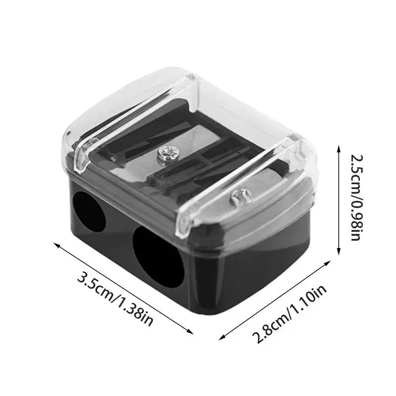 Color Pencil Sharpeners Dual Holes Pencil Sharper For Efficient Sharpening Portable Multifunctional Sharpening Cutter Stationary