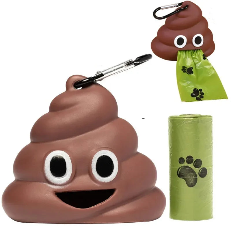 Cute Dog Poop Bags Disposable Pet Waste Bags Dog Waste Bags Design Pet Poop Clean Pick Up Bone Bag Dispenser Tools