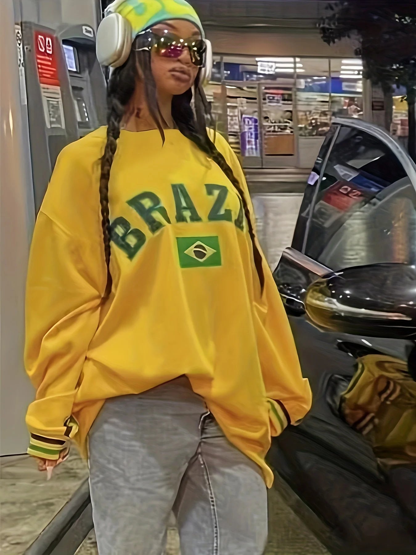 Y2K Hoodies Women Harajuku Letter Print Loose Sweatshirt Hip Hop Punk Long Sleeve Pocket Men Tops Sweatpant Streetwear Clothing