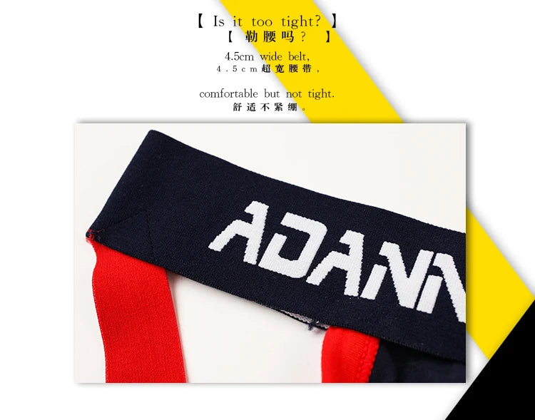 ORLVS Brand JockstrapS Sexy Cotton Gay Men Underwear Briefs Underpants Cueca Gay Underwear Men Thong String homme Penis