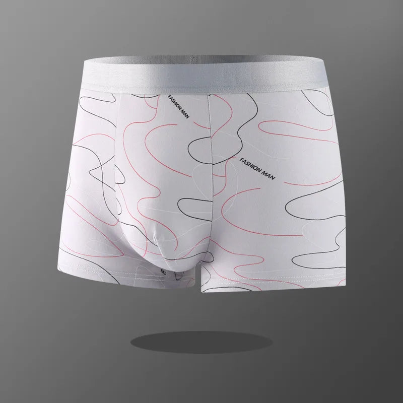 Underwear Men Thin Male Boxers 2024 New Summer Shorts Panties Elastic Soft And Comfortable