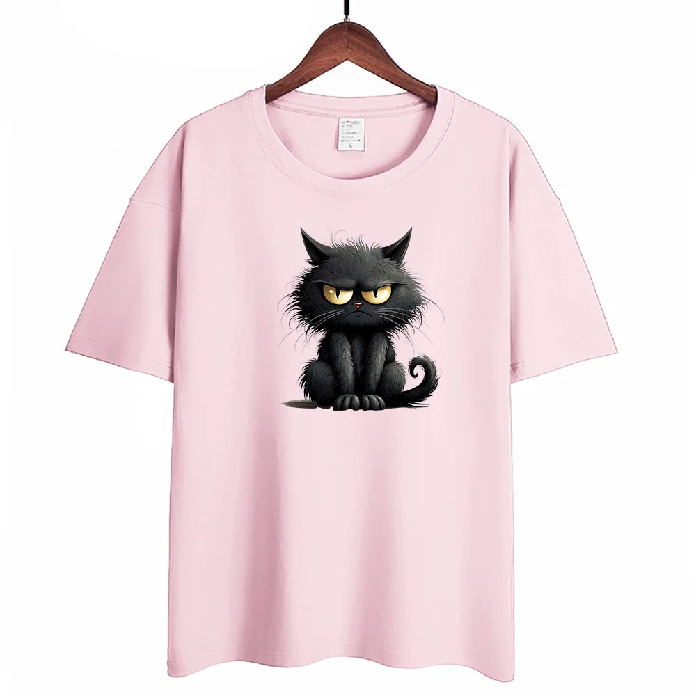 15cm Kid Halloween Black Cat Iron On Heat Transfer Sticker For Clothes DTF Pinted Vinyl Thermal Appliques Washable T-Shirt Decal