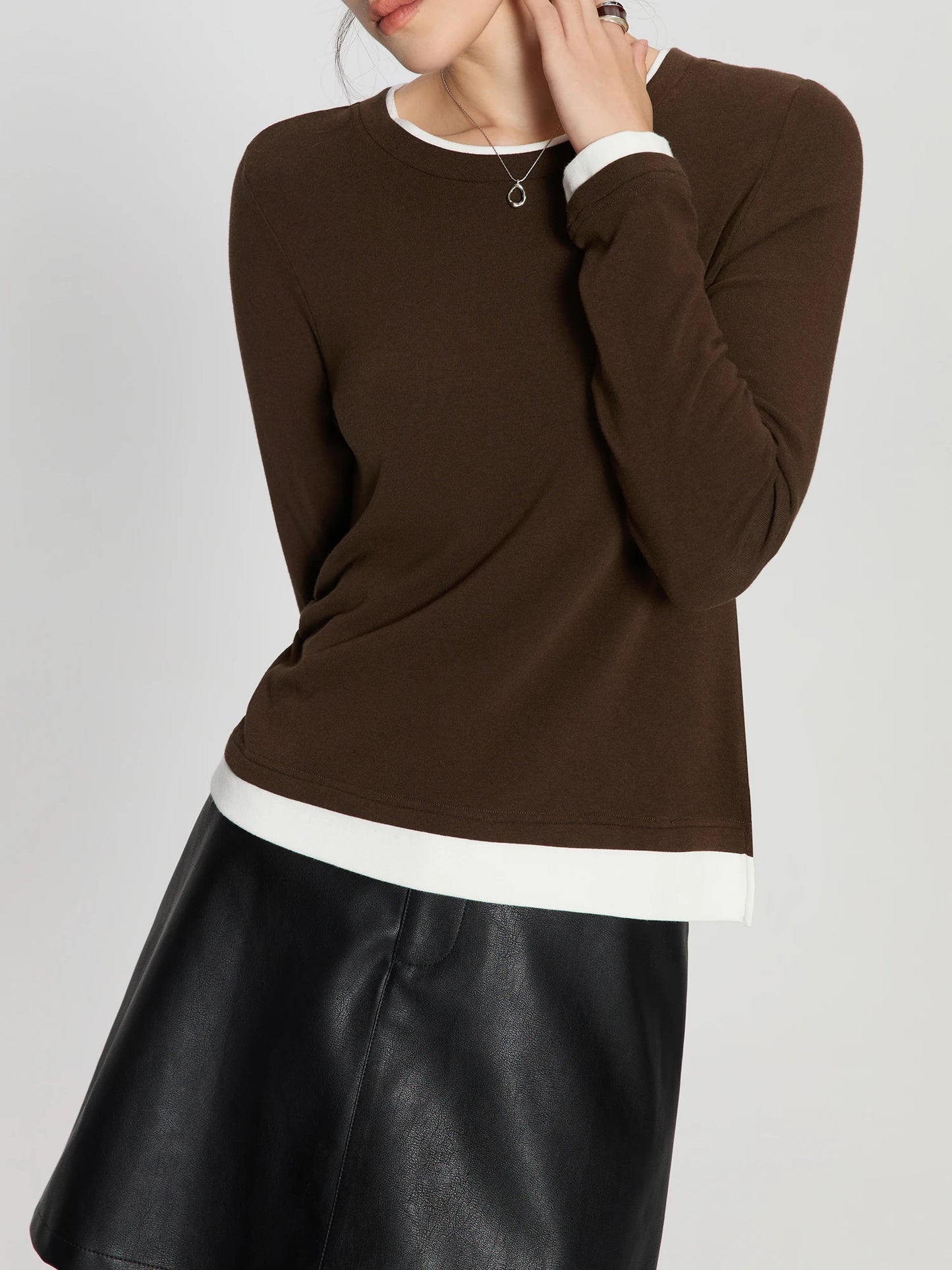 DUSHU 2024 Autumn New 6 Women Clothes Female 4XL Size Sweater Pullover Women Sweatshirt Skirt Trouser Trench Blazers