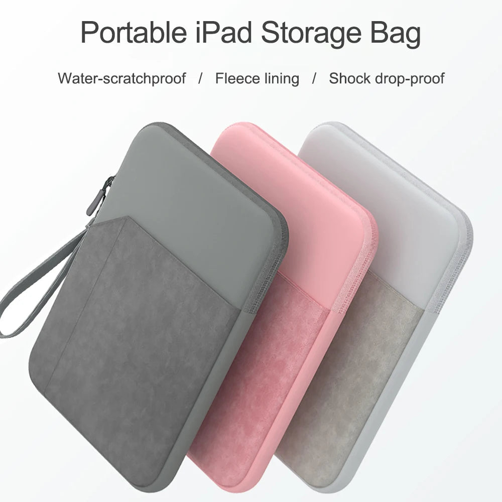 Tablet Sleeve For Xiaomi Pad 6 storage Bag for iPad Air 5 Case 2022 iPad 10.2 9th 10th Pro 11 2023 Mini 6 10.5 Pouch for Samsung