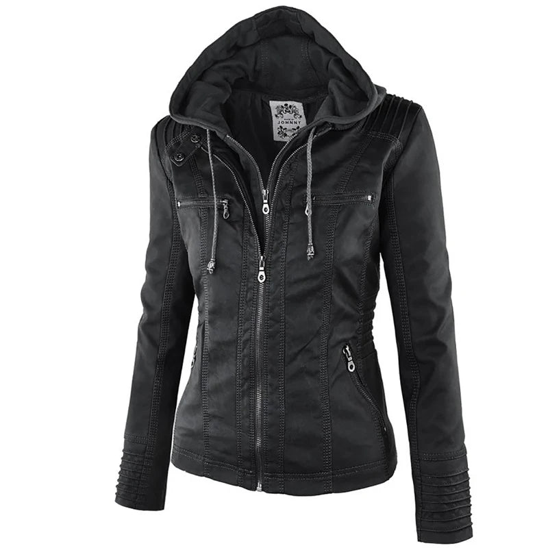 Women's Faux Leather Jacket