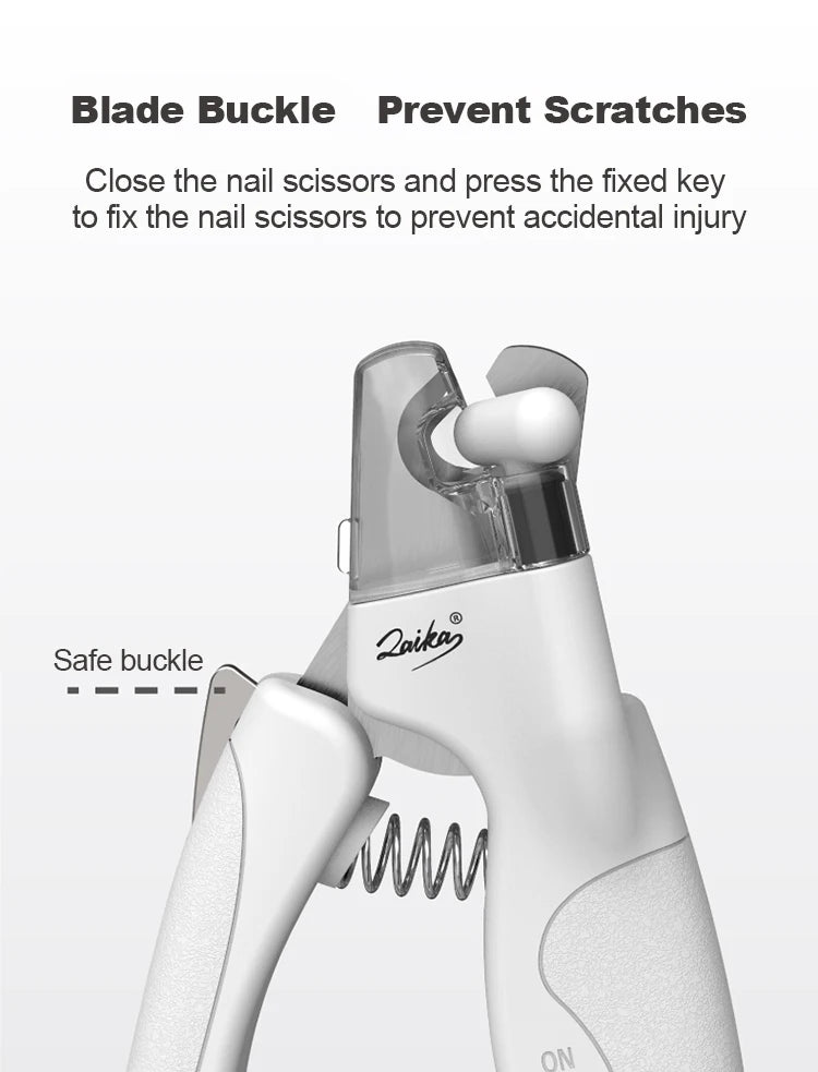 LAIKA LED Pet Nail Clippers Professional Cats Claw Blood Line Scissors Dog Nail Trimmer Grooming Cutter for Animals Pet Supply