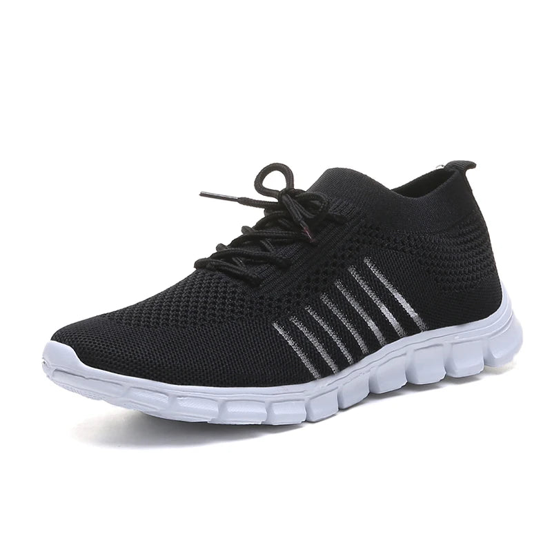 Women Mesh Breathable Shoes Slip on Flat Shoes Woman Tenis Ladies Casual Shoes Walking Footwear Sneakers Womens Vulcanize Shoes