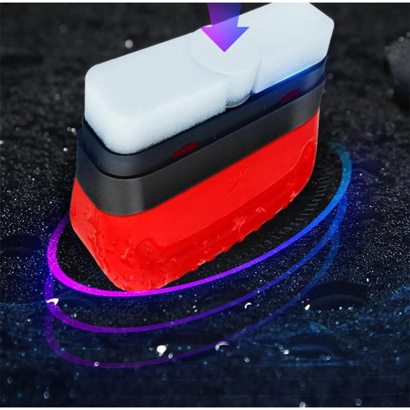 Car Window Glass Oil Brush Film Clean Brush Strong Stain-Removing Glass Wipe Front Window Rearview Mirror Brush Household Clean