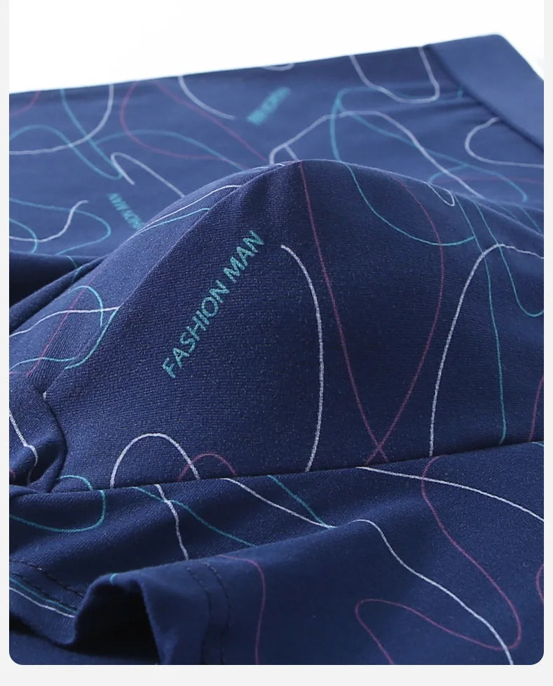 Underwear Men Thin Male Boxers 2024 New Summer Shorts Panties Elastic Soft And Comfortable