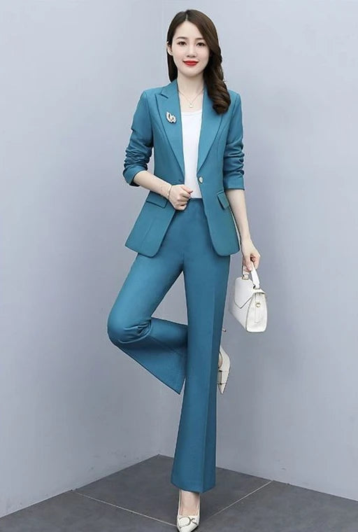 Outfit Wide Leg Trouser Suit Blazer and Womens 2 Pant Sets White Two Piece Set Pants for Women Formal Business Sexy Classy Xxl D