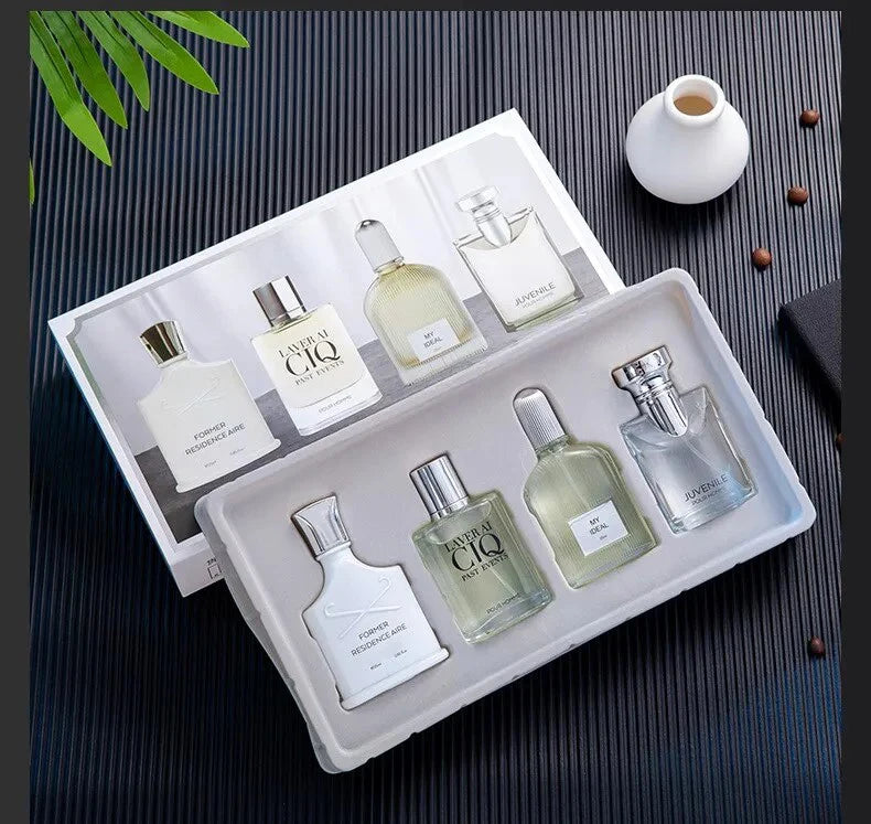 Women Perfume Gift Box 100ml Four Piece Set Lasting Fragrance Body Spray Plant Floral Scent Pheromone Cologne Parfum Pour Femme