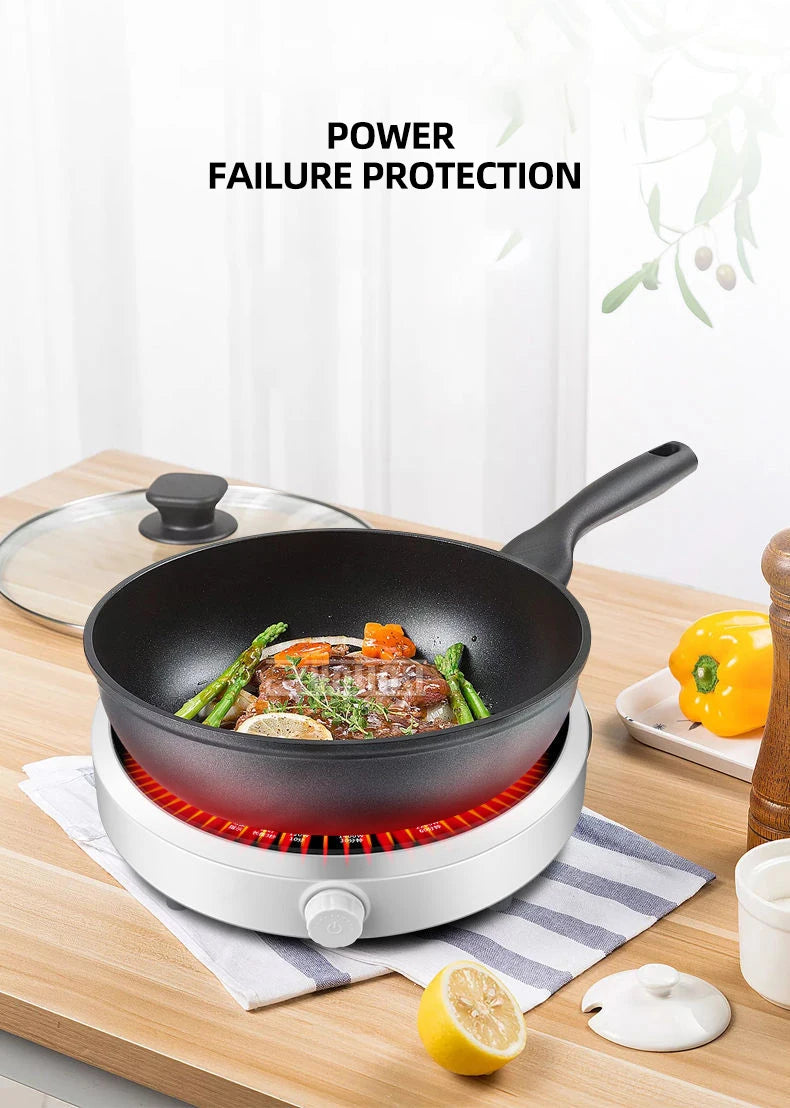 Kitchen Smart Cooktop Portable Induction Cooker Household 2200W Inductions Kochplatte High Power Fogao