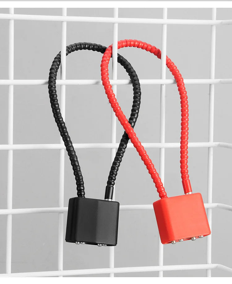 20/28/38cm Safety Anti-Theft Portable Hardened Outdoor Plastic Steel Cable Shot Padlock key Length Gun trigger Lock locker lcoks