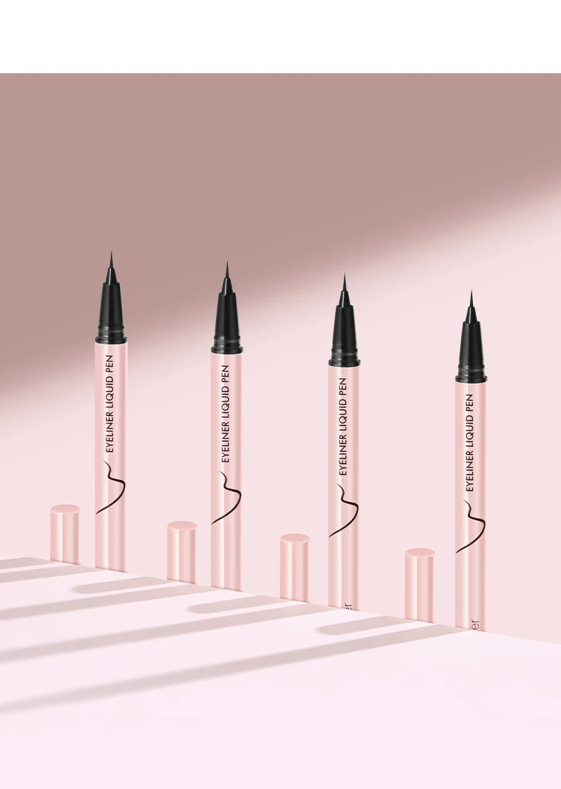 Waterproof Quick Dry Liquid Eyeliner Portable Ultra-fine Black Long Lasting Sweatproof Quick-drying Eyeliner Pencil Eyes Makeup