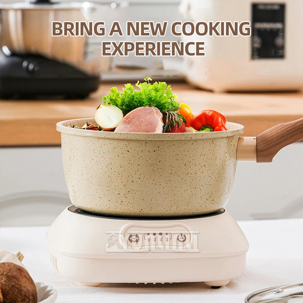 Household Electric Pottery Stove Mini Induction Cooker Multifunctional Circular Induction Cooker