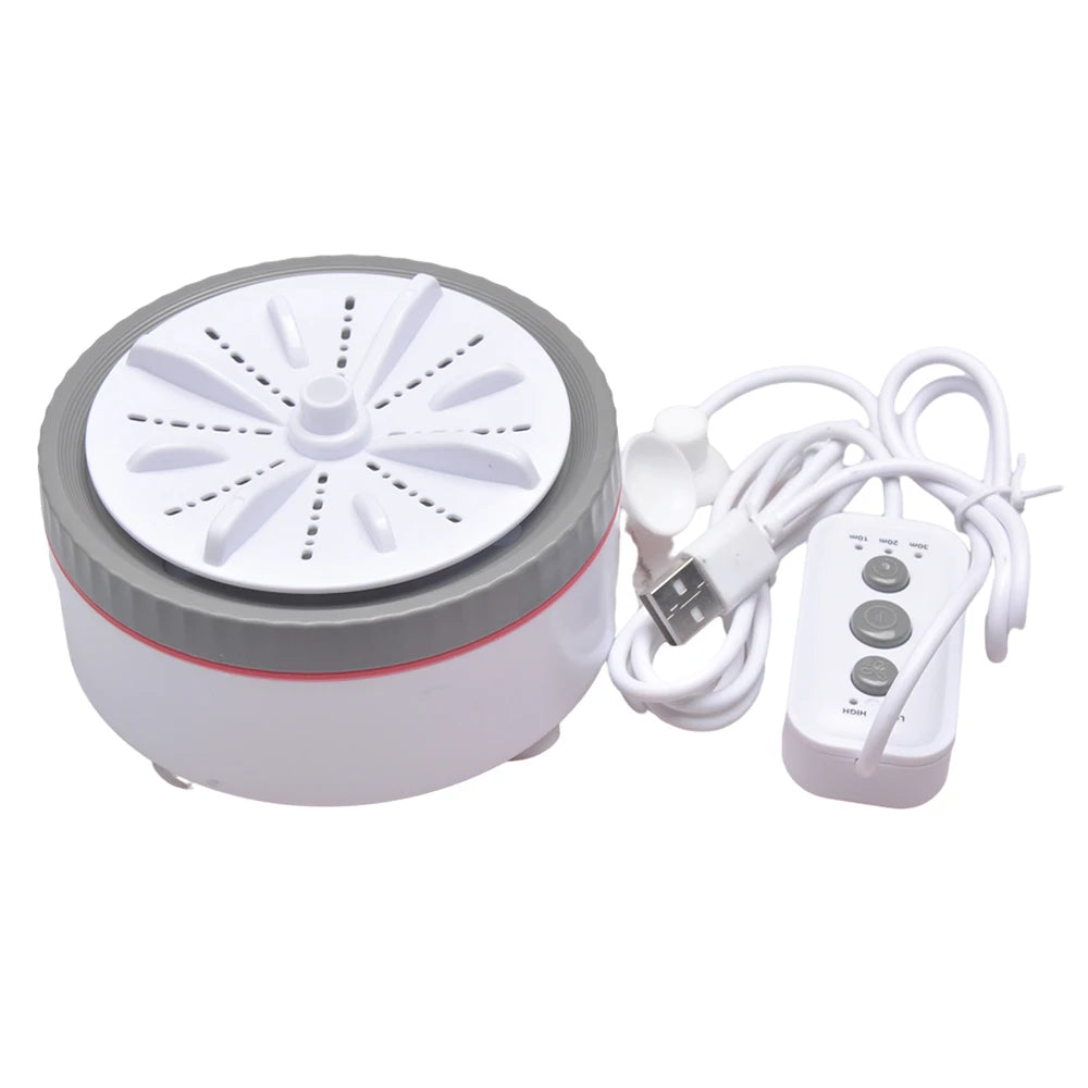 3 Gears Portable Mini Washing Machine Small USB Rotating Turbine Sock Washer Fruit Dishwasher For Baby Clothes Home Travel 미니세탁기