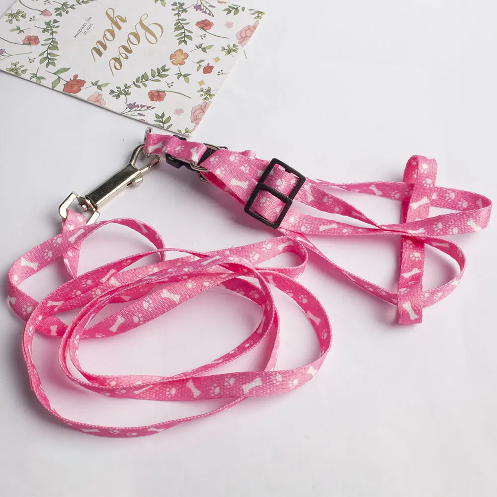 Dog Leash Small Pet Cat Puppy Kitten Rabbit Dog Harness Lead Leash Collar Same Day Post, Dropshipping , Wholesale