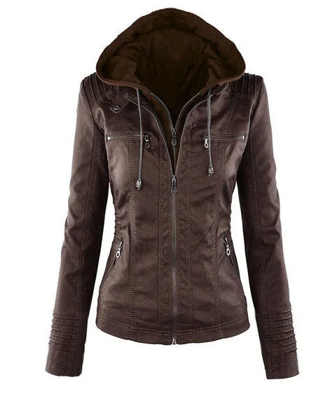 Women's Faux Leather Jacket