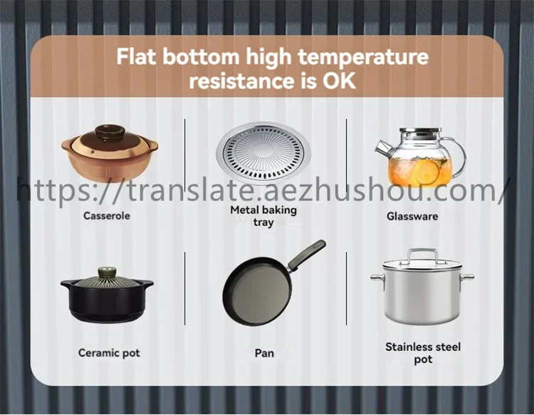 Hemispheric electric ceramic stove for stir-frying 3500w induction cooker high-power multi-functional pot-free light wave stove