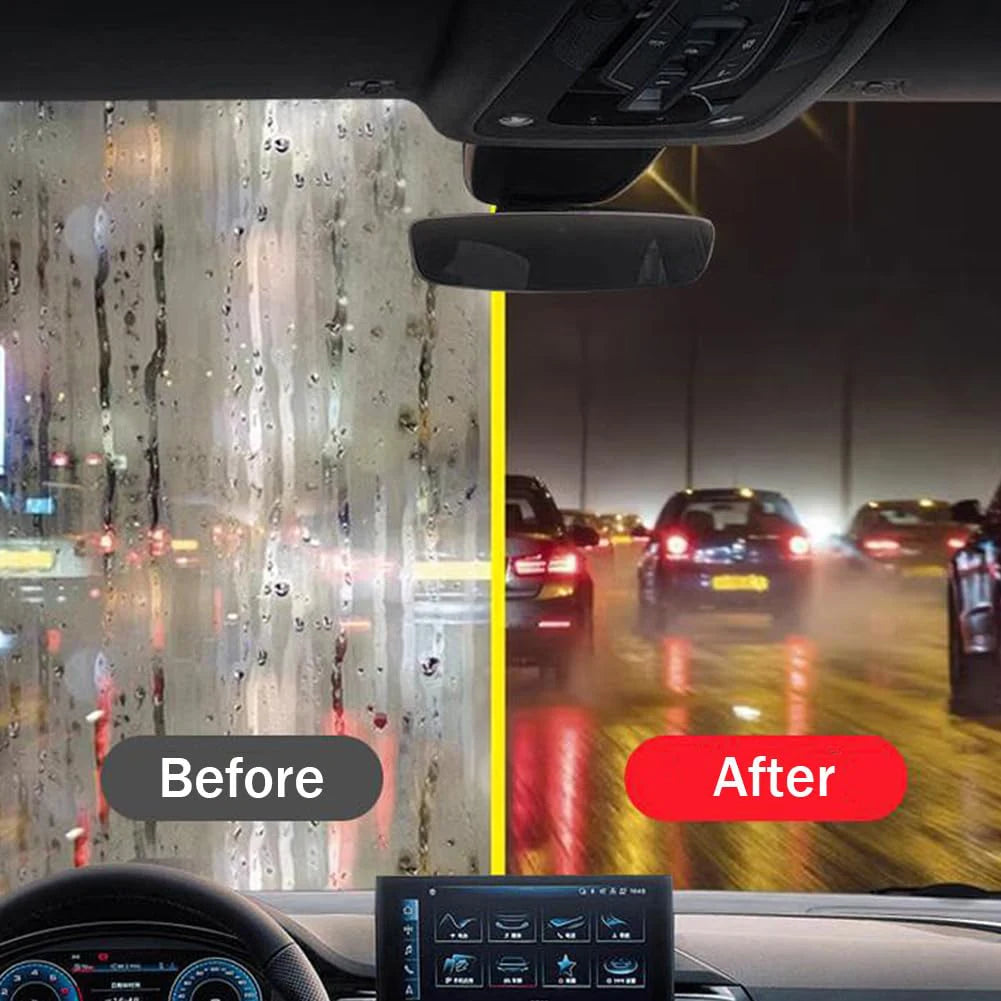 Car Windshield Cleaner Removes Dirt Oil Film Remover Car Glass Sponge Cleaning Brush Powerful Windshield Oil Film Stain Removal