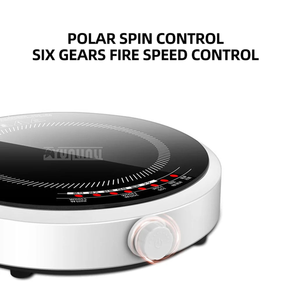 Kitchen Smart Cooktop Portable Induction Cooker Household 2200W Inductions Kochplatte High Power Fogao