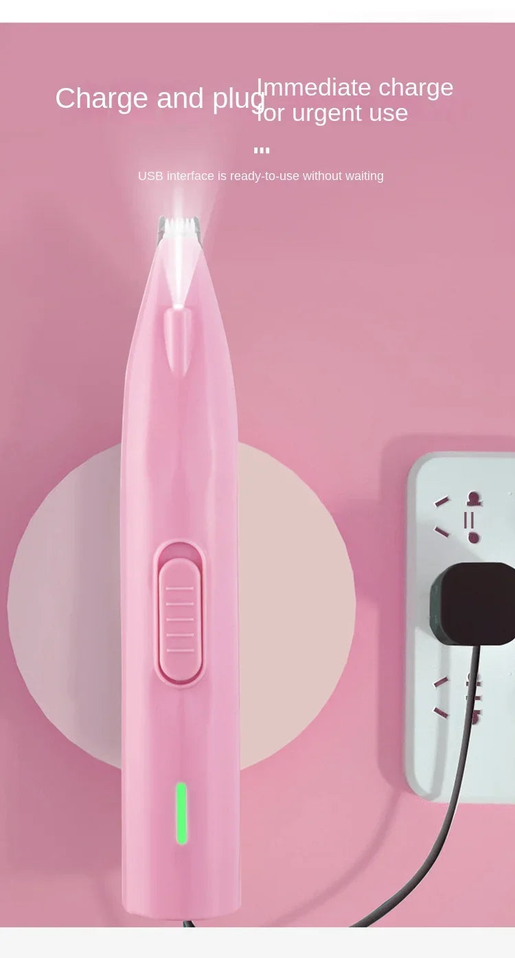 Dog Hair Trimmer Electric Dog Cutter Professional Pet Foot Hair Trimmer Cat Grooming Hairdresser Scissors Butt Ear Pedicator