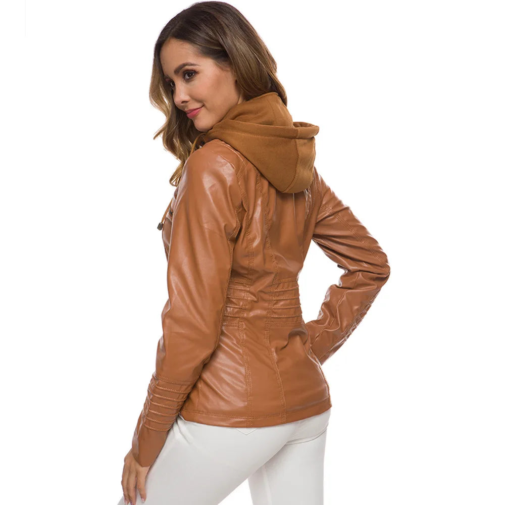Women's Faux Leather Jacket