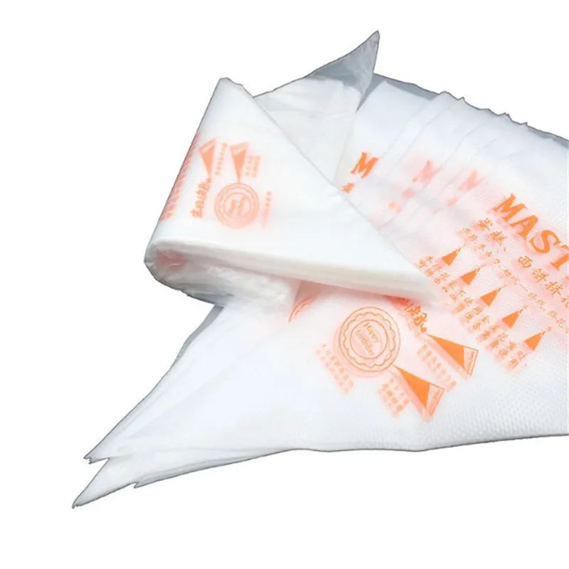 10Pcs Disposable Pastry Piping Bags Cake Decoration Kitchen Icing Nozzle Food Cup Baking Tools For