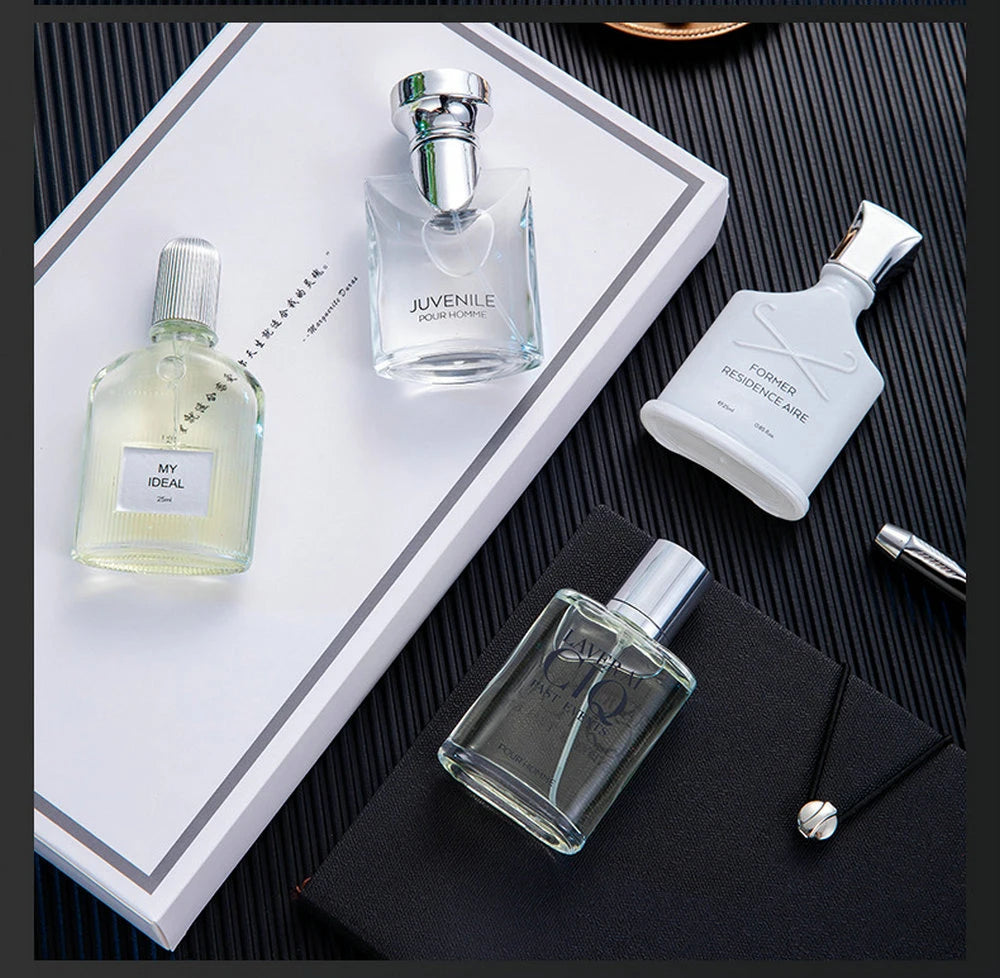 Women Perfume Gift Box 100ml Four Piece Set Lasting Fragrance Body Spray Plant Floral Scent Pheromone Cologne Parfum Pour Femme