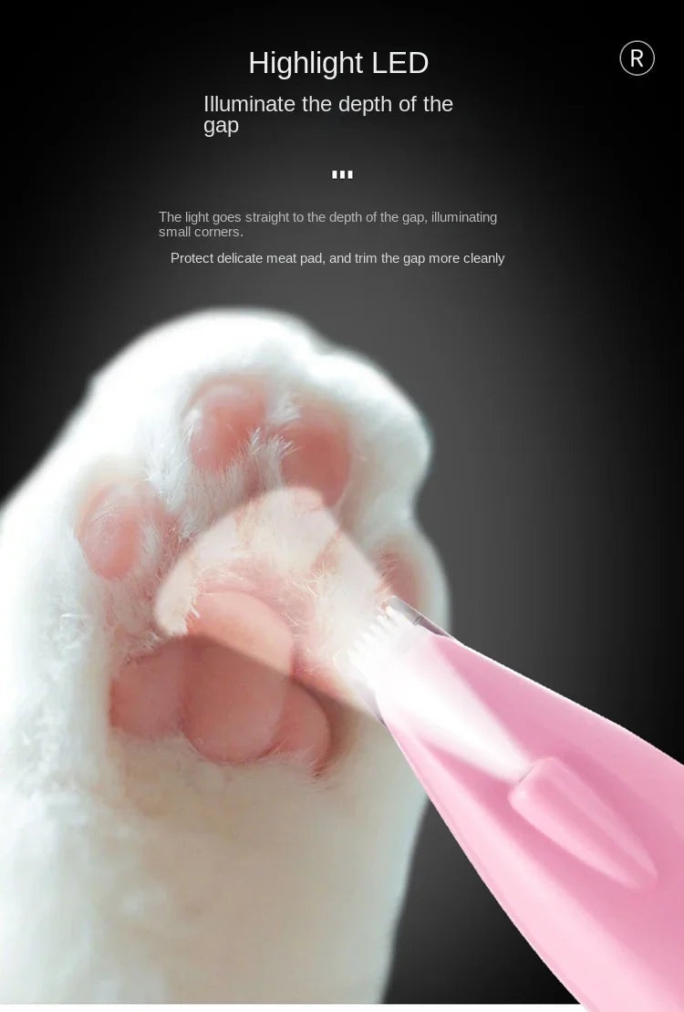 Dog Hair Trimmer Electric Dog Cutter Professional Pet Foot Hair Trimmer Cat Grooming Hairdresser Scissors Butt Ear Pedicator