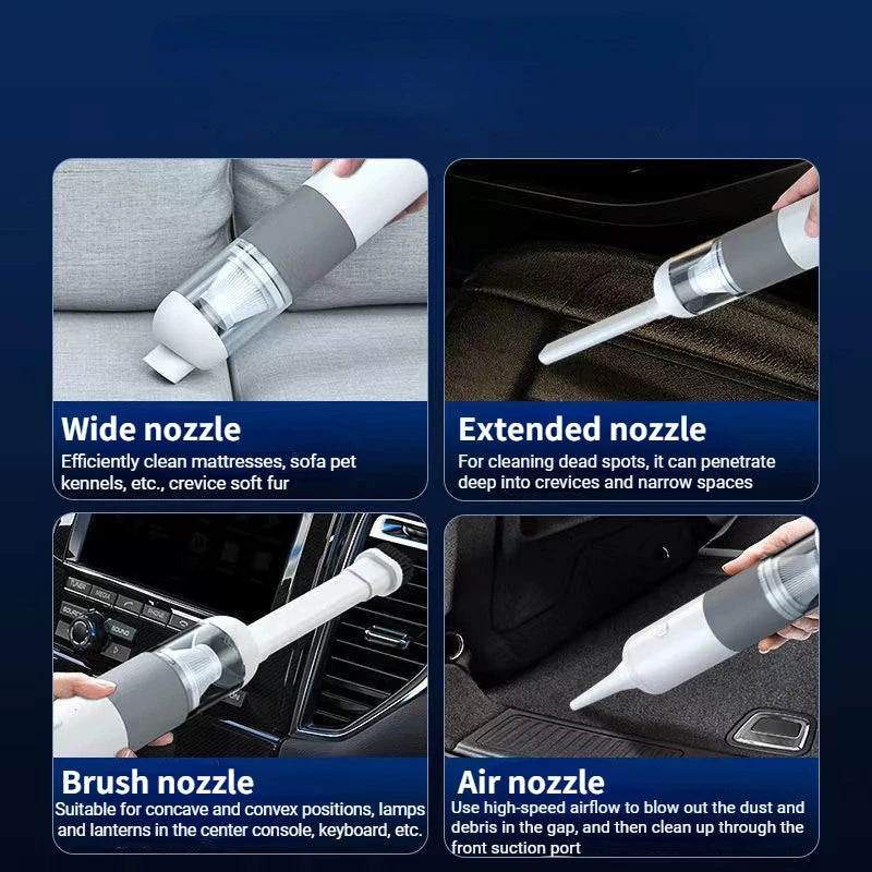 Xiaomi MIJIA 39800PA Wireless Car Vacuum Cleaner 3 in1 Automobile Vacuum Clean Portable Vacuum Cleaner Handheld Dust Catcher