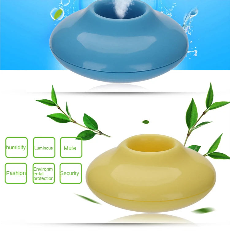 Portable Mini UFO Negative Ion Humidifier USB Air Humidifier Purifier Aroma Diffuser Steam for Home Purifier Diffuser Steam