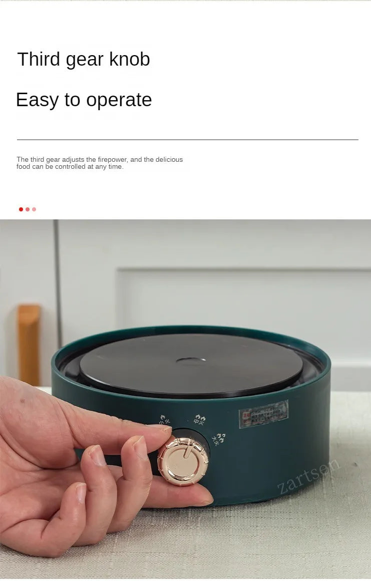 Round Electric Magnetic Induction Cooker Burner Commercial Hot Pot Heating Stove Plate Heater Furnace Stove for Cooking