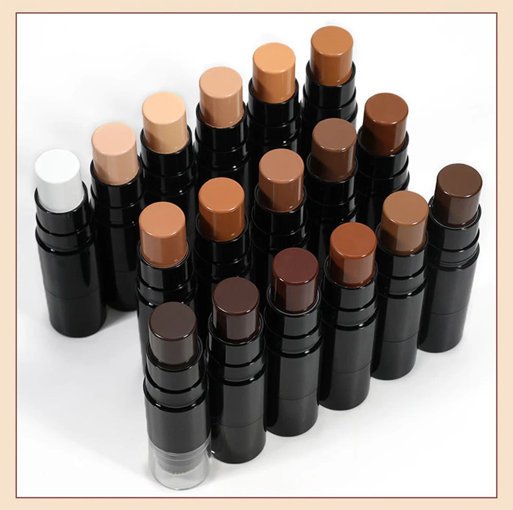 Double-headed Concealer Stick Private Label 2in1 Repairing Brightens Skin Tone Waterproof Sweatproof Trimming Face Makeup Custom