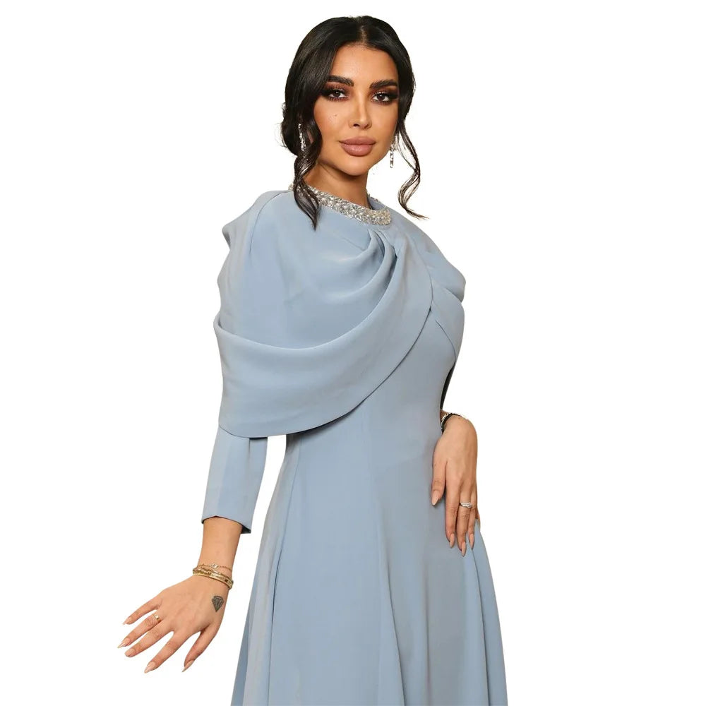 Eid Muslim Abaya for Women Party Dresses Jalabiya Dubai Abayas Kaftan Islam Modest Vestidos Ramadan Morocco Arab Long Robe