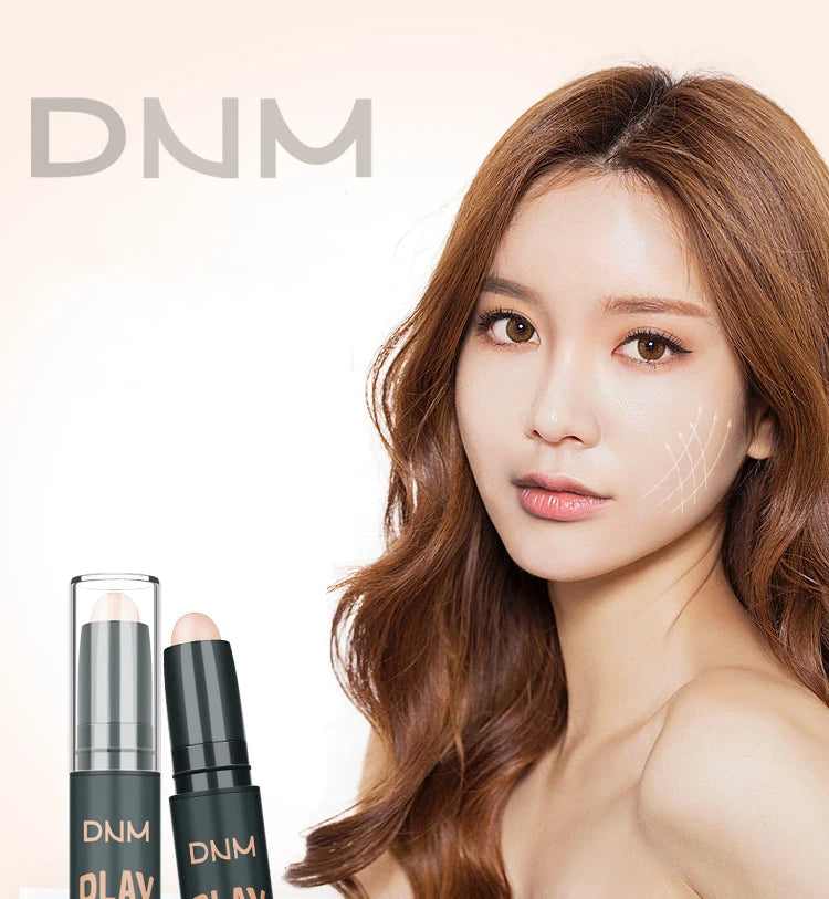Double-head Face Foundation Concealer Pen Long Lasting Dark Circles Corrector Contour Pencil Concealers Stick Highlight Cosmetic