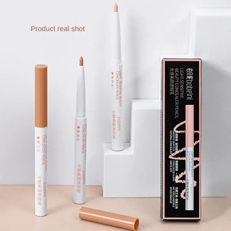 Concealer Eyebrow Pen Stick Natural Moisturizing Concealer Pencil Cover Spot Dark Circles Invisible Pores Waterproof Face Makeup
