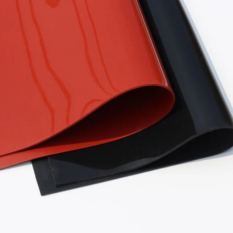 1PC Silicone Rubber Sheet Plate Mat High Temperature Resistant Clear Gasket Transparent Thick 0.5 1 2 3 4 5mm