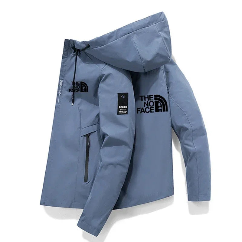 Spring and Autumn men's windproof zipper Jacket Casual quality hooded baseball jacket Outdoor blazer garment top