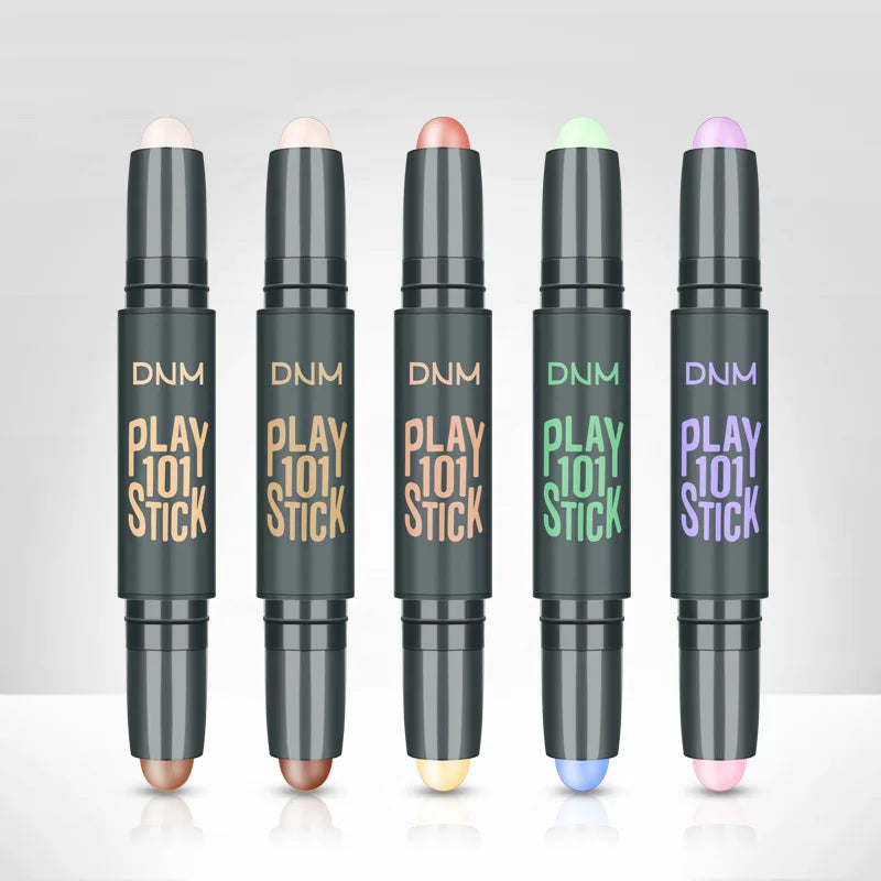 Double-head Face Foundation Concealer Pen Long Lasting Dark Circles Corrector Contour Pencil Concealers Stick Highlight Cosmetic